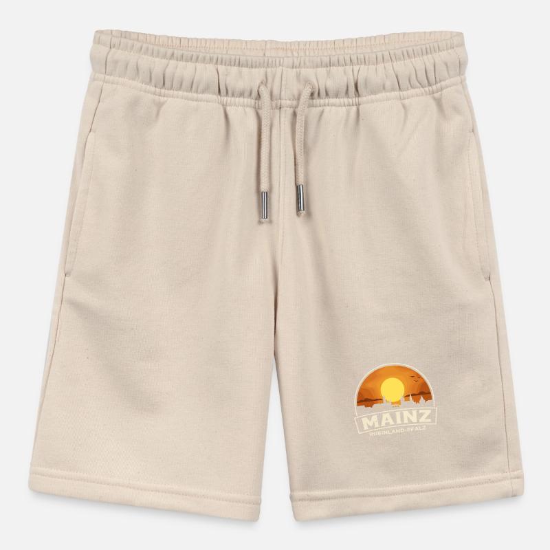Mainz Skyline Sunset Stanley/Stella MINI BOLTER Organic Teen Jogging Shorts