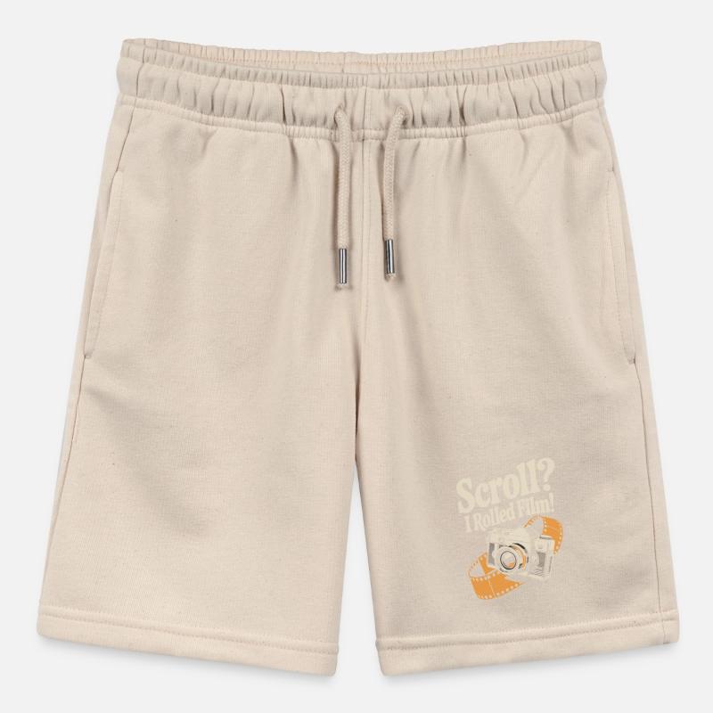Funny Retro Camera Design Stanley/Stella MINI BOLTER Organic Teen Jogging Shorts