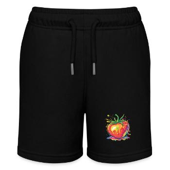 Tomate Pop Art Arc-en-ciel - Short bio MINI BOLTER Stanley/Stella Ado - noir - Devant