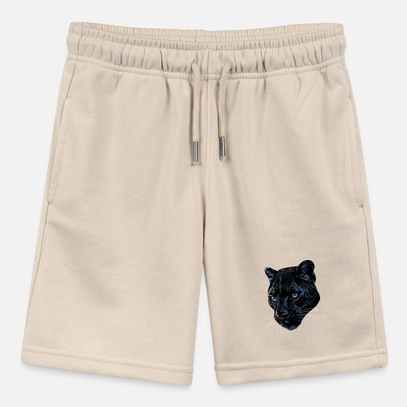 Panther Leopard Raubkatze Süße Großkatze Panter Stanley/Stella Teenager Bio-Joggingshorts MINI BOLTER