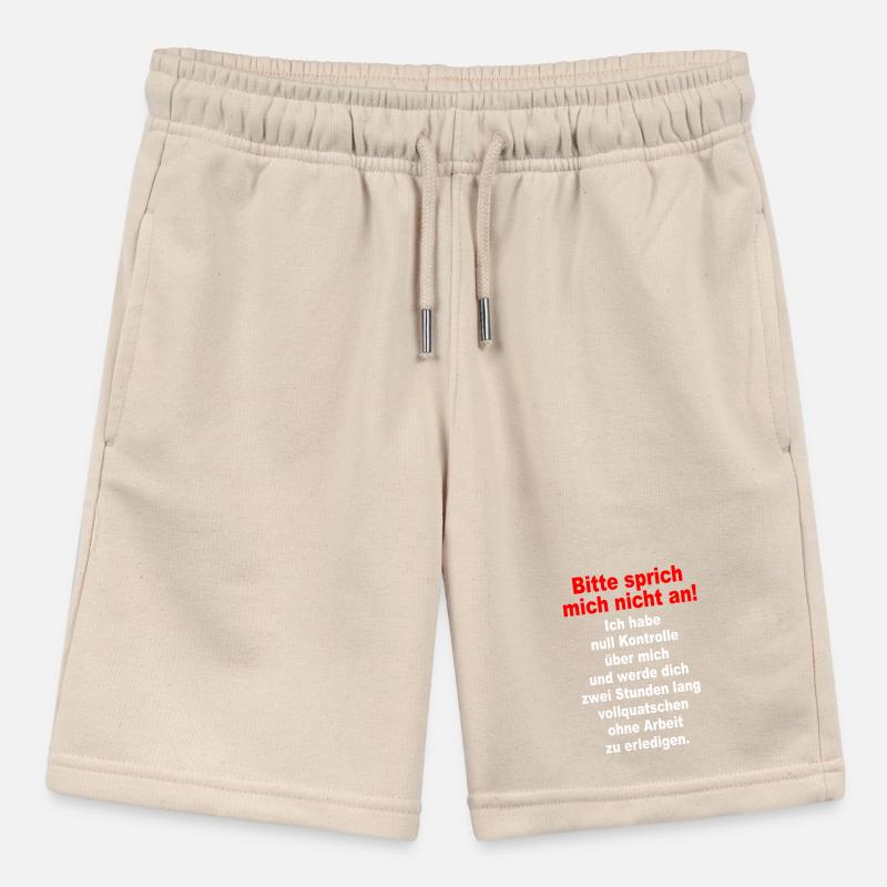 Bitte Sprich Mich Nicht An Ironie Sarkasmus Büro Stanley/Stella Teenager Bio-Joggingshorts MINI BOLTER