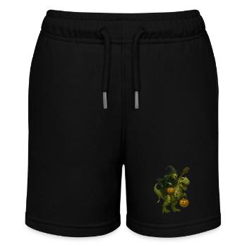 T-Rex - Stanley/Stella Teenager Bio-Joggingshorts MINI BOLTER - Schwarz - Vorne