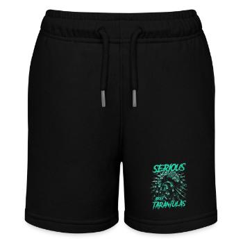 Serious About Tarantulas Pet Spider Owner - Stanley/Stella MINI BOLTER Organic Teen Jogging Shorts - black - Front