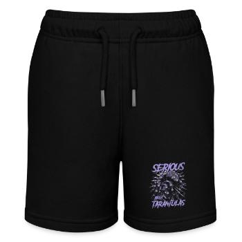 Serious About Tarantulas Pet Spider Owner - Stanley/Stella MINI BOLTER Organic Teen Jogging Shorts - black - Front