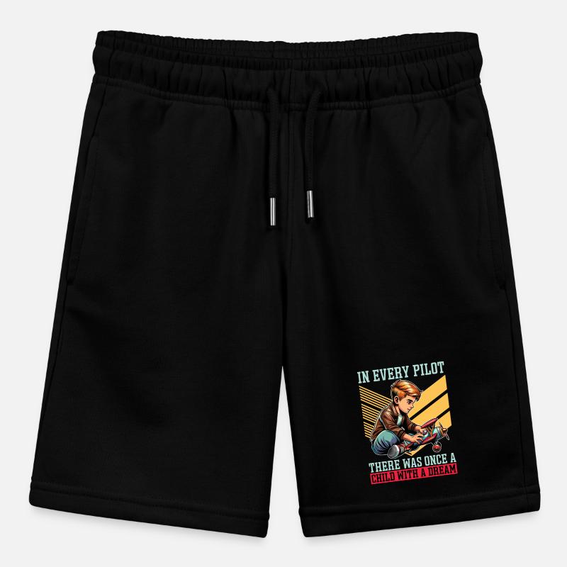 Flight Instructor In Every Pilot There Aviation Stanley/Stella MINI BOLTER Organic Teen Jogging Shorts