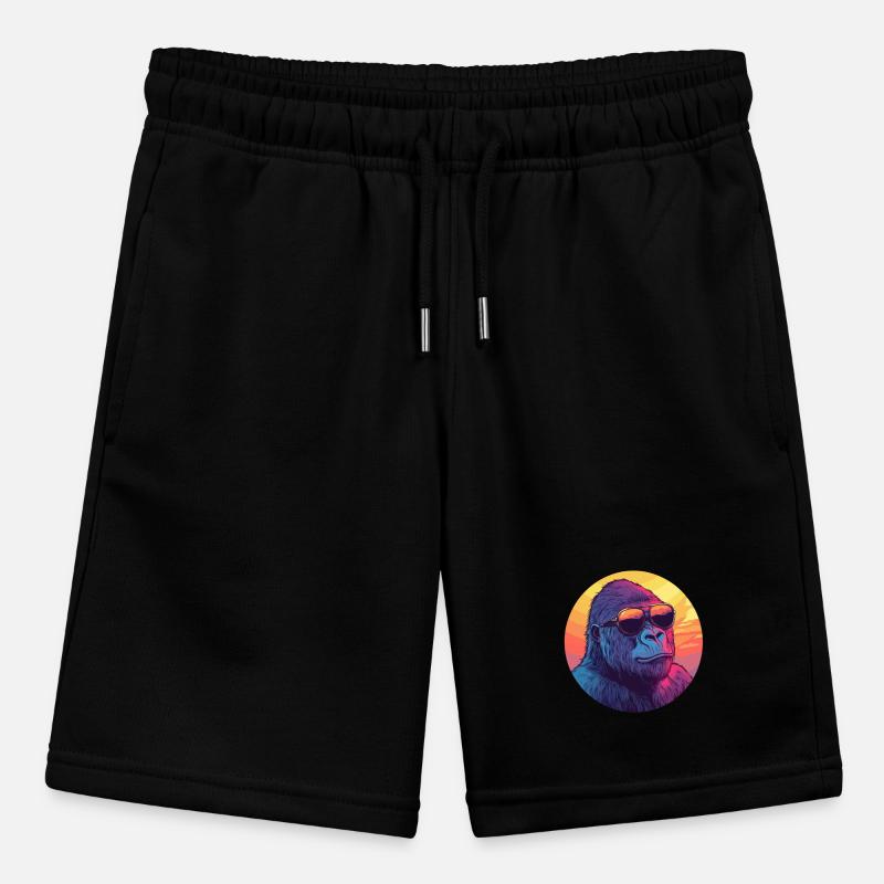 Gorille au coucher du soleil Short bio MINI BOLTER Stanley/Stella Ado