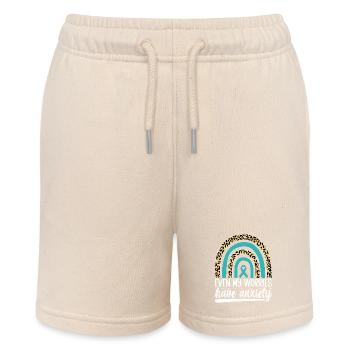 Anxiety disorder Anxiety disorder - Stanley/Stella MINI BOLTER Organic Teen Jogging Shorts - soft Ecru - Front