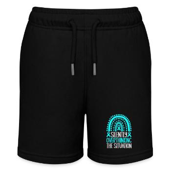 Angststörung Anxiety disorder - Stanley/Stella Teenager Bio-Joggingshorts MINI BOLTER - Schwarz - Vorne