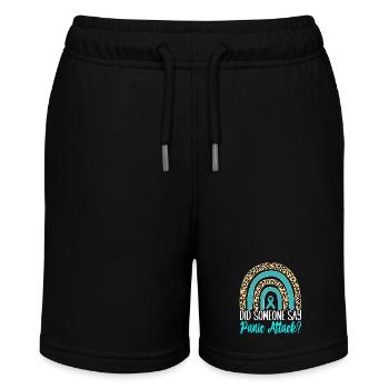 Angststörung Anxiety disorder - Stanley/Stella Teenager Bio-Joggingshorts MINI BOLTER - Schwarz - Vorne