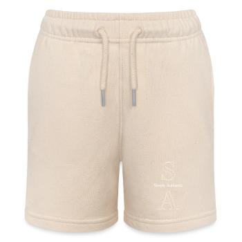 Simply Authentic Statement Saying - Stanley/Stella MINI BOLTER Organic Teen Jogging Shorts - soft Ecru - Front