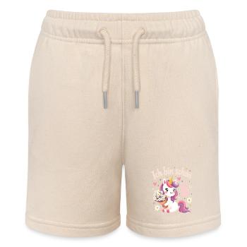 Licorne mignonne 6e anniversaire pour les filles - Short bio MINI BOLTER Stanley/Stella Ado - écru doux - Devant