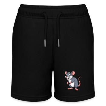 Rat - Stanley/Stella MINI BOLTER Organic Teen Jogging Shorts - black - Front
