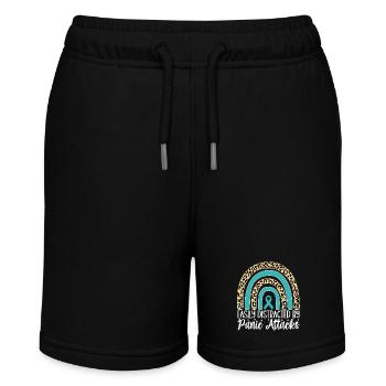 Anxiety disorder Anxiety disorder - Stanley/Stella MINI BOLTER Organic Teen Jogging Shorts - black - Front