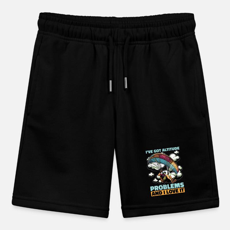 Paragliding I've Got Altitude Problems Parachuting Stanley/Stella MINI BOLTER Organic Teen Jogging Shorts