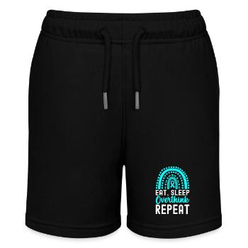 Anxiety disorder Anxiety disorder - Stanley/Stella MINI BOLTER Organic Teen Jogging Shorts - black - Front