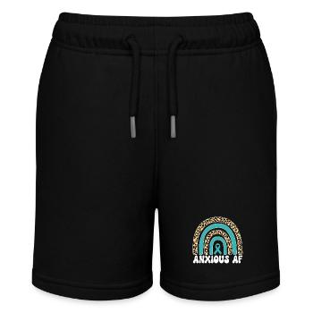 Angststörung Anxiety disorder - Stanley/Stella Teenager Bio-Joggingshorts MINI BOLTER - Schwarz - Vorne