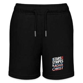 Croyant américain chrétien 4 juillet Jésus - Short bio MINI BOLTER Stanley/Stella Ado - noir - Devant