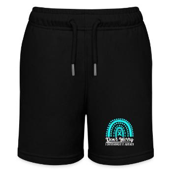Anxiety disorder Anxiety disorder - Stanley/Stella MINI BOLTER Organic Teen Jogging Shorts - black - Front