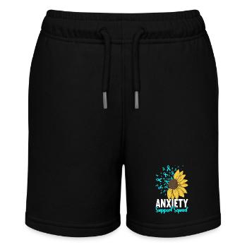 Angststörung Anxiety disorder - Stanley/Stella Teenager Bio-Joggingshorts MINI BOLTER - Schwarz - Vorne