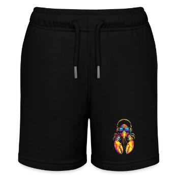 Lobster Crustaceans Large Crayfish Lobster Sweet Lobster - Stanley/Stella MINI BOLTER Organic Teen Jogging Shorts - black - Front
