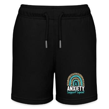 Anxiety disorder Anxiety disorder - Stanley/Stella MINI BOLTER Organic Teen Jogging Shorts - black - Front