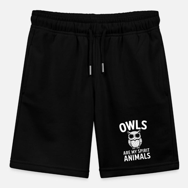 Eule Spruch Eulen Lustiges Eulen Geschenk Stanley/Stella Teenager Bio-Joggingshorts MINI BOLTER