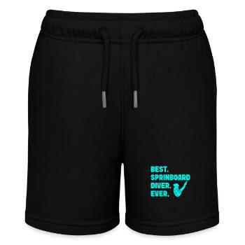 Diving diving board - Stanley/Stella MINI BOLTER Organic Teen Jogging Shorts - black - Front
