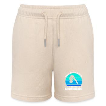 Diving diving board - Stanley/Stella MINI BOLTER Organic Teen Jogging Shorts - soft Ecru - Front