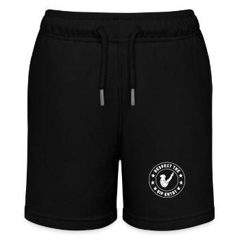 Kunstspringen Turmspringer Sprungbrett - Stanley/Stella Teenager Bio-Joggingshorts MINI BOLTER - Schwarz - Vorne