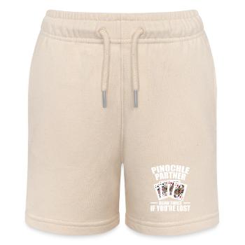 Pinochle Partner Spielkarten Kartenspieler - Stanley/Stella Teenager Bio-Joggingshorts MINI BOLTER - Natur - Vorne