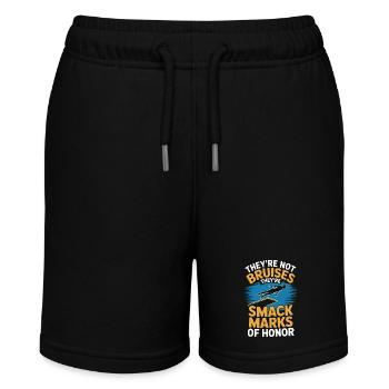 Kunstspringen Turmspringer Sprungbrett - Stanley/Stella Teenager Bio-Joggingshorts MINI BOLTER - Schwarz - Vorne