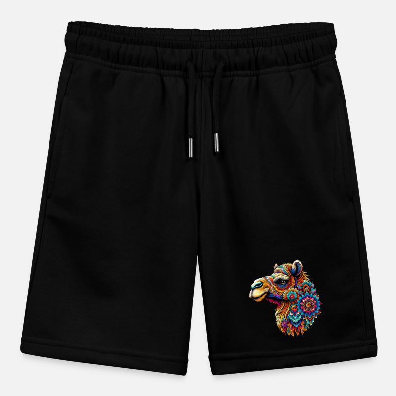 Kamel mit Mandalas verziert Stanley/Stella Teenager Bio-Joggingshorts MINI BOLTER