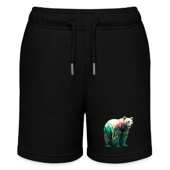 Bear - Stanley/Stella MINI BOLTER Organic Teen Jogging Shorts - black - Front