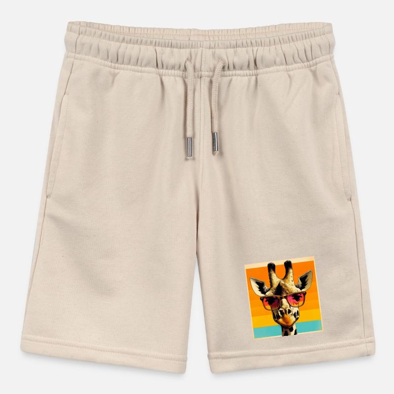 giraffe Stanley/Stella MINI BOLTER Organic Teen Jogging Shorts