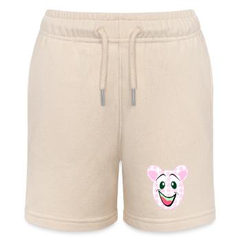 Sourire à motifs floraux d’ours - Short bio MINI BOLTER Stanley/Stella Ado - écru doux - Devant