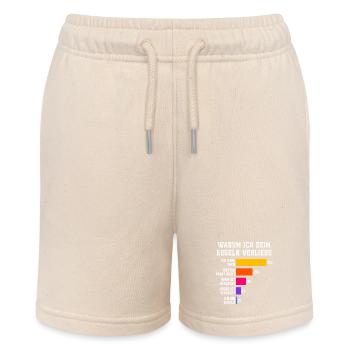 Why I lose at bowling Skittles - Stanley/Stella MINI BOLTER Organic Teen Jogging Shorts - soft Ecru - Front