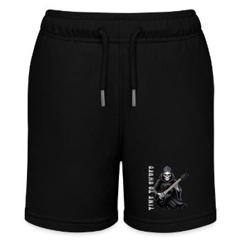 Grim Reaper Rockt Die Gitarre - Stanley/Stella Teenager Bio-Joggingshorts MINI BOLTER - Schwarz - Vorne