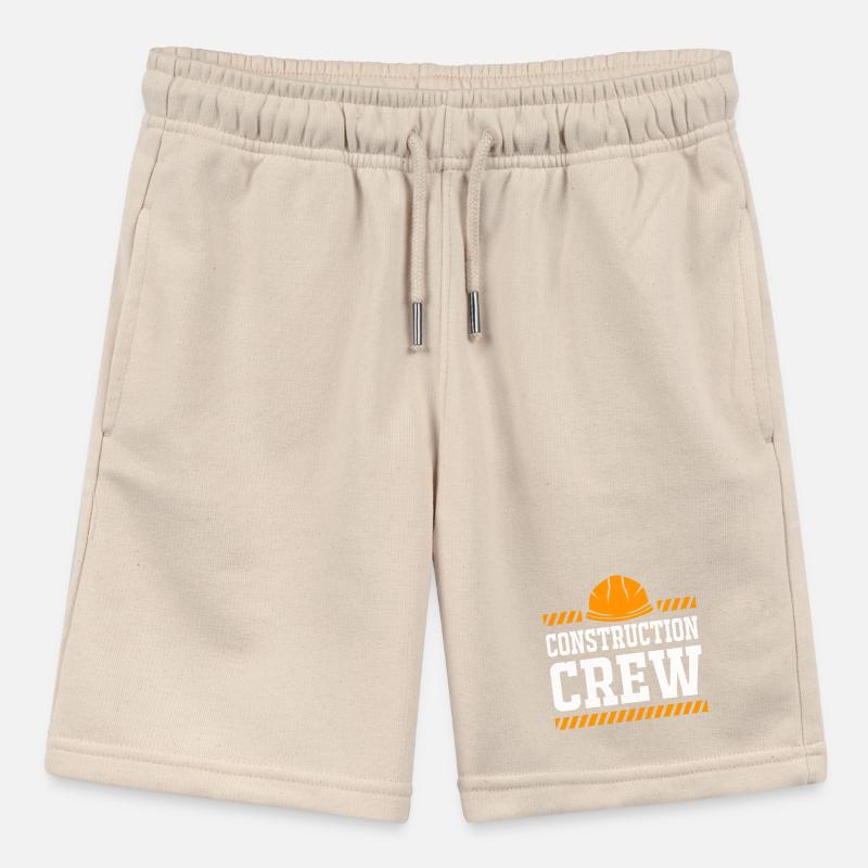 Construction worker construction site Stanley/Stella MINI BOLTER Organic Teen Jogging Shorts