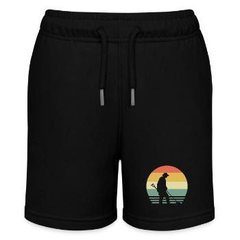 Metal detector - Stanley/Stella MINI BOLTER Organic Teen Jogging Shorts - black - Front