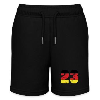 23 Number Jersey Germany - Stanley/Stella MINI BOLTER Organic Teen Jogging Shorts - black - Front