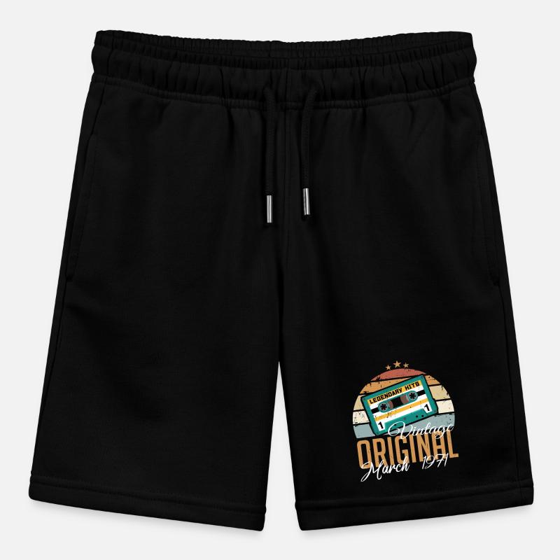 März 1971 - Geburtstagsgeschenk Stanley/Stella Teenager Bio-Joggingshorts MINI BOLTER