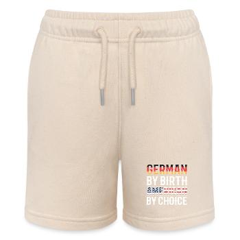 Amerikanisch Deutsch - Stanley/Stella Teenager Bio-Joggingshorts MINI BOLTER - Natur - Vorne