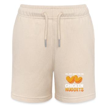 Chicken Nuggets - Stanley/Stella Teenager Bio-Joggingshorts MINI BOLTER - Natur - Vorne