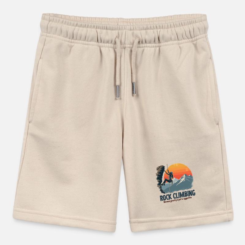 Climbing - Because Gravity Is Just a Suggestion Stanley/Stella MINI BOLTER Organic Teen Jogging Shorts