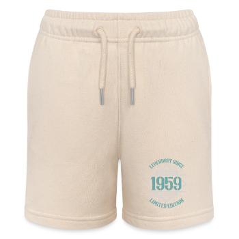 Legendary since January 1959 limited edition - Stanley/Stella MINI BOLTER Organic Teen Jogging Shorts - soft Ecru - Front