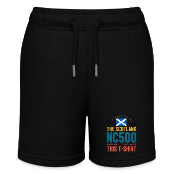 nc500 completed - Stanley/Stella MINI BOLTER Organic Teen Jogging Shorts - black - Front