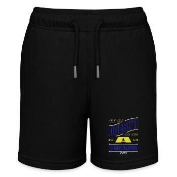 funny quote humor jokes construction carpenter - Stanley/Stella Teenager Bio-Joggingshorts MINI BOLTER - Schwarz - Vorne