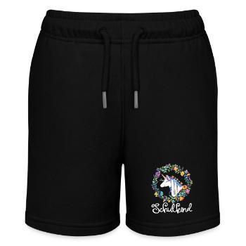 Licorne Fleurs Écolier Enfant - Short bio MINI BOLTER Stanley/Stella Ado - noir - Devant