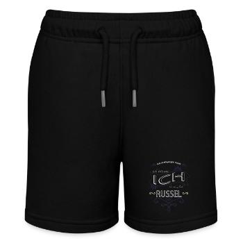 bday lieblingshund terrier bluthund bullterrier - Stanley/Stella Teenager Bio-Joggingshorts MINI BOLTER - Schwarz - Vorne