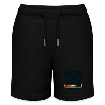 Funny Mom Mode Loading Zitat Beste Mutter aller Zeiten - Stanley/Stella Teenager Bio-Joggingshorts MINI BOLTER - Schwarz - Vorne